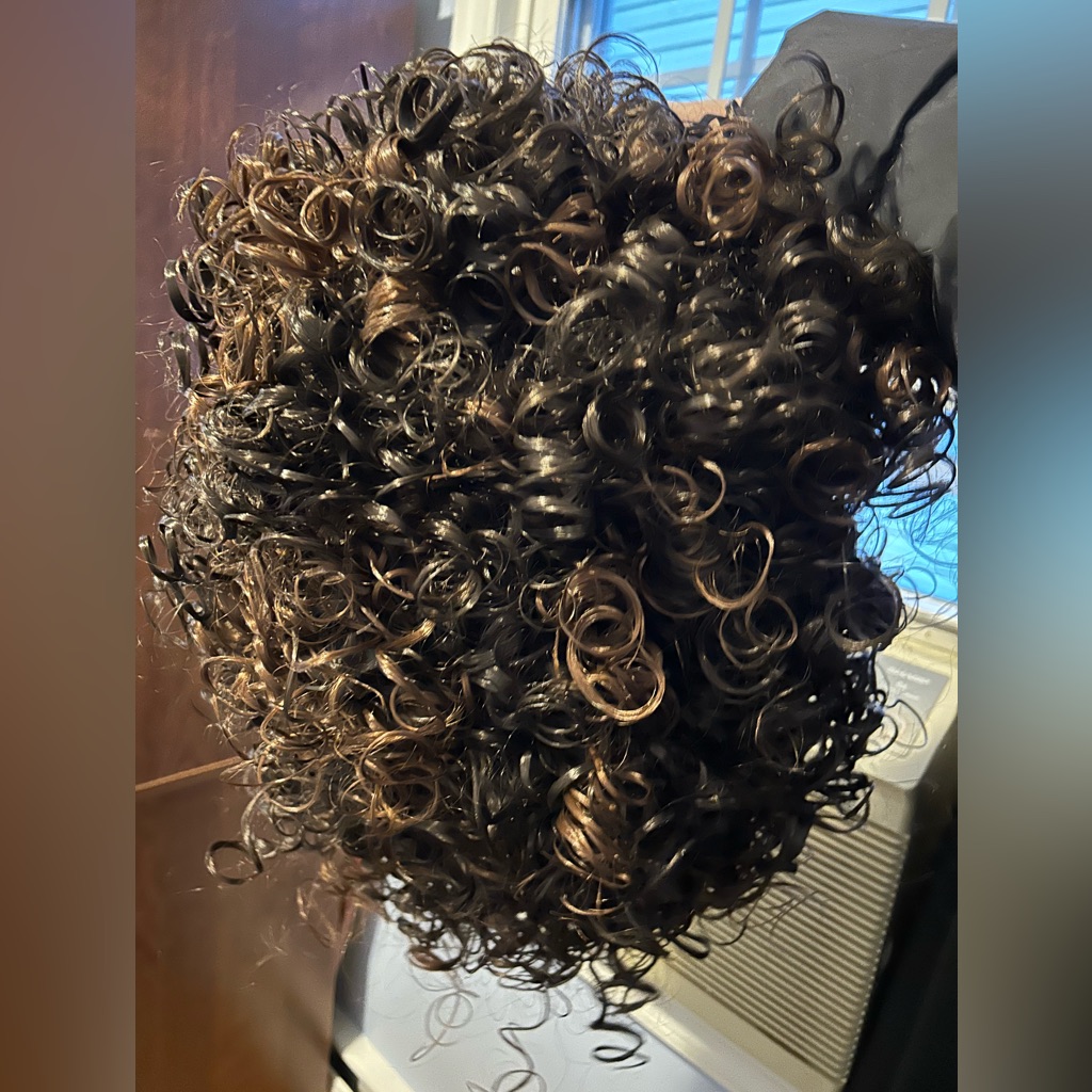 Irish Dance Wig Black With A Slight Reddish Tint Brand New
